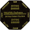 Branded Promotional OCTAGON COASTER in Recycled Bonded Leather Coaster From Concept Incentives.