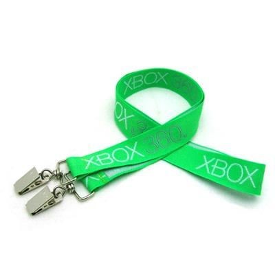 Branded Promotional 1 INCH DETAILED COARSE WEAVE LANYARD with Double Standard Attachment Lanyard From Concept Incentives.