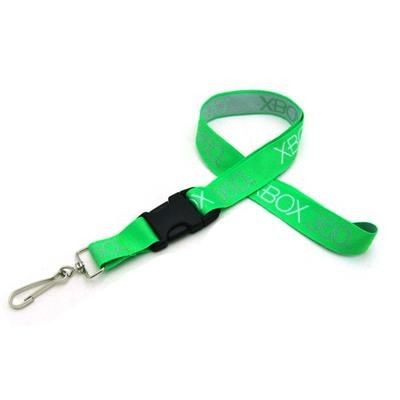 Branded Promotional 1 INCH DETAILED COARSE WEAVE LANYARD with Detachable Buckle Lanyard From Concept Incentives.