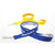 Branded Promotional 3 - 4 INCH DETAILED COARSE WEAVE LANYARD with J Hook Lanyard From Concept Incentives.