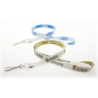 Branded Promotional 5 - 8 INCH DETAILED COARSE WEAVE LANYARD with J Hook Lanyard From Concept Incentives.