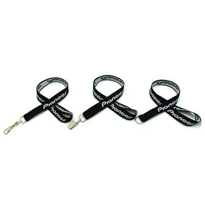 Branded Promotional OCEAN IMPORTED DETAILED COARSE WEAVE 3 - 4 INCH LANYARD Lanyard From Concept Incentives.