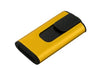 Branded Promotional COB RETRACT USB FLASH DRIVE MEMORY STICK in Yellow Memory Stick USB From Concept Incentives.