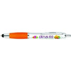 Branded Promotional CONTOUR DIGITAL TOUCH BALL PEN in Orange Pen From Concept Incentives.