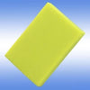 Branded Promotional COLOURFUL ERASER in Neon Fluorescent Yellow Pencil Eraser From Concept Incentives.