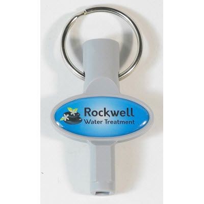 Branded Promotional COMBI KEYRING FOB Radiator &amp; Meter Box Key From Concept Incentives.