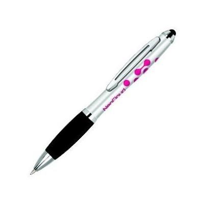 Branded Promotional CONTOUR-I METAL BALL PEN in Black with Black Grip Pen From Concept Incentives.