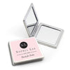 Branded Promotional FOLDING COMPACT MIRROR Mirror From Concept Incentives.