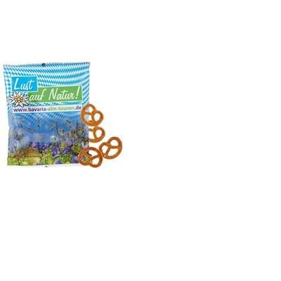 Branded Promotional COMPOSTABLE BAG OF PRETZELS OR SNACK MIX Savoury Snack From Concept Incentives.