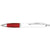 Branded Promotional CONTOUR ECO BALL PEN in White with Red Grip Pen From Concept Incentives.