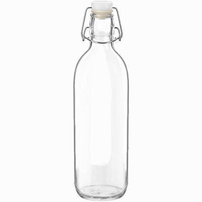 Branded Promotional 1 LITRE CHUNKY BOTTLE with White Lid Bottle From Concept Incentives.