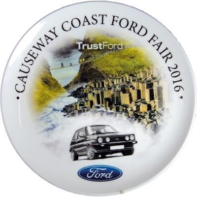 Branded Promotional PLATE in White Plate From Concept Incentives.