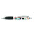 Branded Promotional CONTOUR WRAP BALL PEN in White with Black Trim Pen From Concept Incentives.