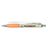 Branded Promotional CONTOUR WRAP BALL PEN in White with Orange Trim Pen From Concept Incentives.