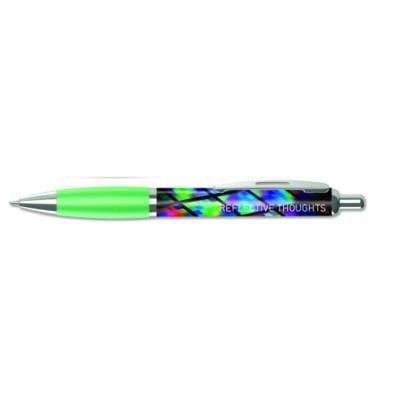 Branded Promotional CONTOUR WRAP BALL PEN Pen From Concept Incentives.