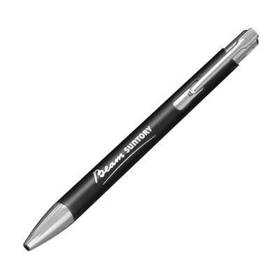 Branded Promotional SORRENTO BLACK BALL PEN Pen From Concept Incentives.