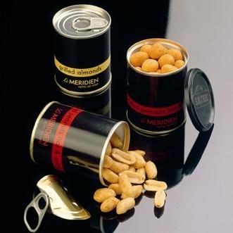 Branded Promotional PERSONALISED CAN OF NUTS Savoury Snack From Concept Incentives.