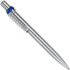 Branded Promotional CAPRICE METAL BALL PEN in Blue Pen From Concept Incentives.