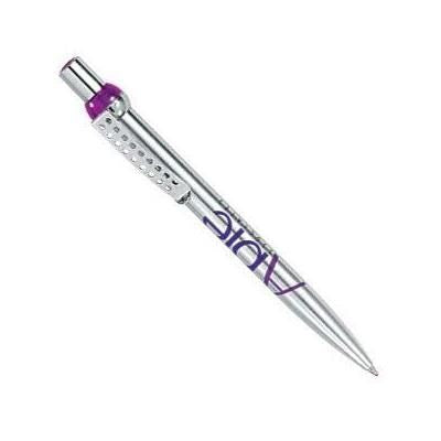 Branded Promotional CAPRICE METAL BALL PEN in Purple Pen From Concept Incentives.