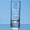 Branded Promotional 60ML TALL HEAVY BASE SHOT GLASS Shot Tot Glass From Concept Incentives.