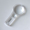 Branded Promotional LARGE CLEAR TRANSPARENT HANDHELD MAGNIFIER in Transparent Clear Transparent Magnifier From Concept Incentives.