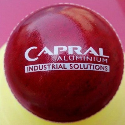 Branded Promotional LEATHER COVERED CRICKET BALL Cricket Ball From Concept Incentives.
