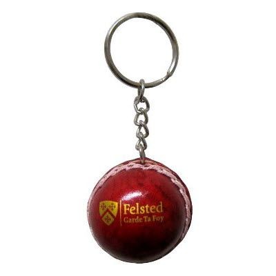 Branded Promotional CRICKET BALL KEYRING Keyring From Concept Incentives.