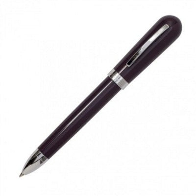 Branded Promotional CACHAREL AQUARELLE BALL PEN in Aubergine Pen From Concept Incentives.