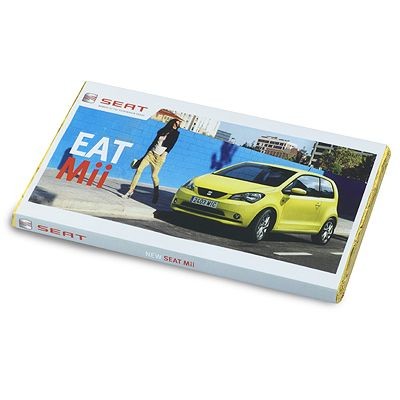 Branded Promotional PERSONALISED GIANT CHOCOLATE BAR in Milk or Dark High Quality Chocolate Chocolate From Concept Incentives.