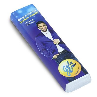 Branded Promotional PERSONALISED YORKIE STYLE CHOCOLATE BAR in Milk or Dark High Quality Chocolate Chocolate From Concept Incentives.