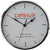 Branded Promotional METAL CHROME WALL CLOCK Clock From Concept Incentives.