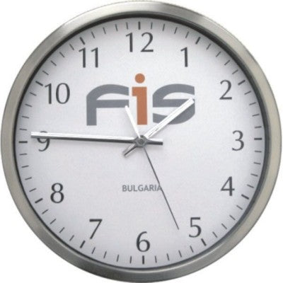 Branded Promotional ROUND METAL WALL CLOCK Clock From Concept Incentives.