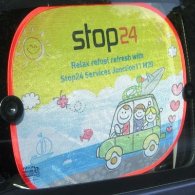 Branded Promotional CAR WINDOW SHADE Car Windscreen Sun Shade From Concept Incentives.