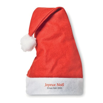 Branded Promotional RPET CHRISTMAS HAT from Concept Incentives