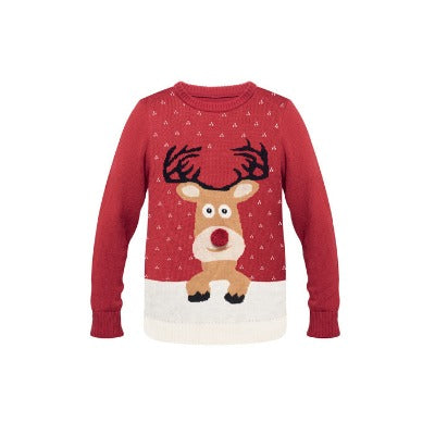 Branded Promotional Christmas Sweater in Red from Concept Incentives