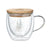Branded Promotional DOUBLE WALL FESTIVE BOROSILICATE MUG from Concept Incentives