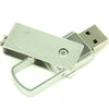 Branded Promotional FOLDING METAL USB FLASH DRIVE MEMORY STICK in Silver Memory Stick USB From Concept Incentives.