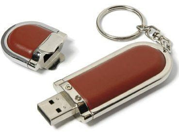 Branded Promotional PARIS LEATHER USB STICK Memory Stick USB From Concept Incentives.