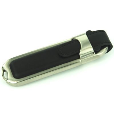 Branded Promotional LONDON LEATHER USB STICK Memory Stick USB From Concept Incentives.