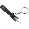 Branded Promotional 2-IN-1 TYRE TREAD DEPTH-PRESSURE GAUGE KEYRING with Black Plastic Body Tyre Tread Measure From Concept Incentives.