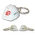 Branded Promotional PVC HARD HAT KEYRING Keyring From Concept Incentives.