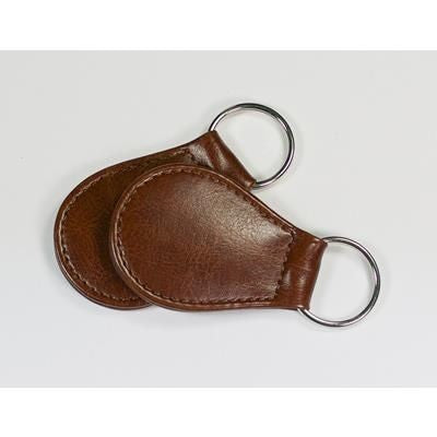 Branded Promotional DARWIN PU KEYRING in Square or Rectangular Keyring From Concept Incentives.