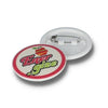 Branded Promotional RECYCLED 37MM BUTTON BADGE Badge From Concept Incentives.