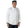 Branded Promotional DENNYS LONG SLEEVE CHEF JACKET in White Jacket From Concept Incentives.