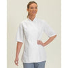 Branded Promotional DENNYS LADIES SHORT SLEEVE POLYCOTTON CHEF JACKET Jacket From Concept Incentives.