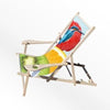 Branded Promotional CUSTOM PRINTED DECK CHAIR with Arms & Cup Holders Chair From Concept Incentives.