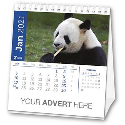 Branded Promotional 12 LEAF DESK CALENDAR Calendar From Concept Incentives.