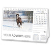 Branded Promotional 12 LEAF A5 DESK CALENDAR Calendar From Concept Incentives.