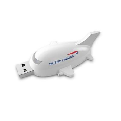 Branded Promotional AEROPLANE USB Memory Stick USB From Concept Incentives.