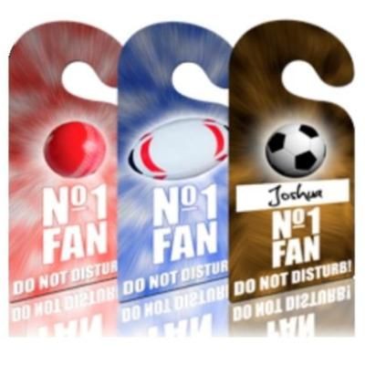 Branded Promotional LAMINATED DOOR HANGER Door Hanger Sign From Concept Incentives.